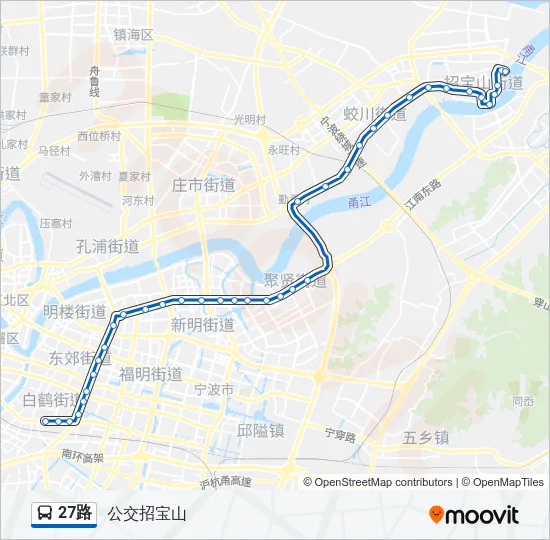 27路 Bus Line Map