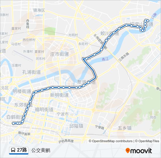 27路 Bus Line Map