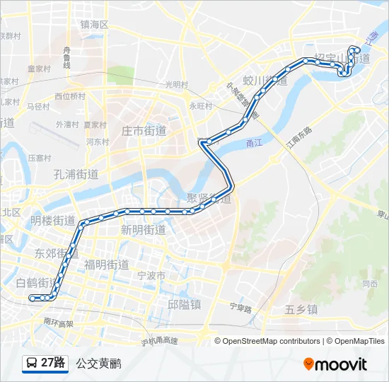 27路 Bus Line Map