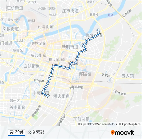 29路 Bus Line Map