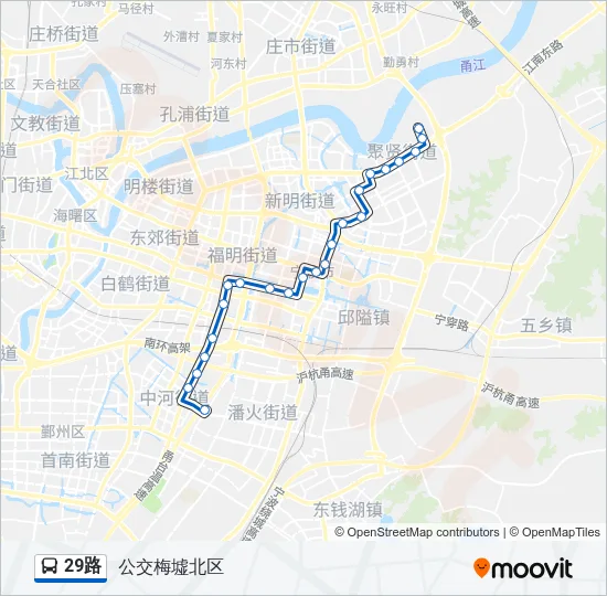 29路 Bus Line Map