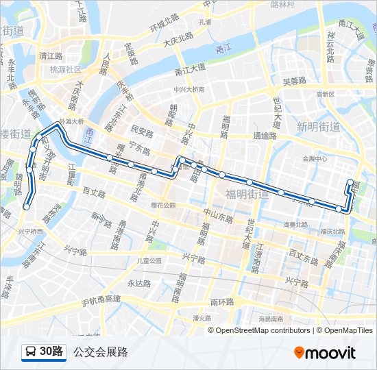 德州30路公交车路线图图片