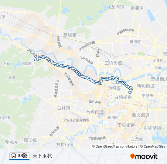 33路 Bus Line Map