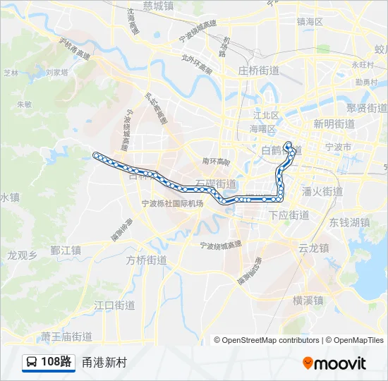 108路 Bus Line Map
