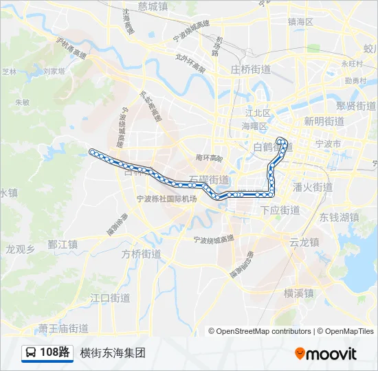 108路 Bus Line Map