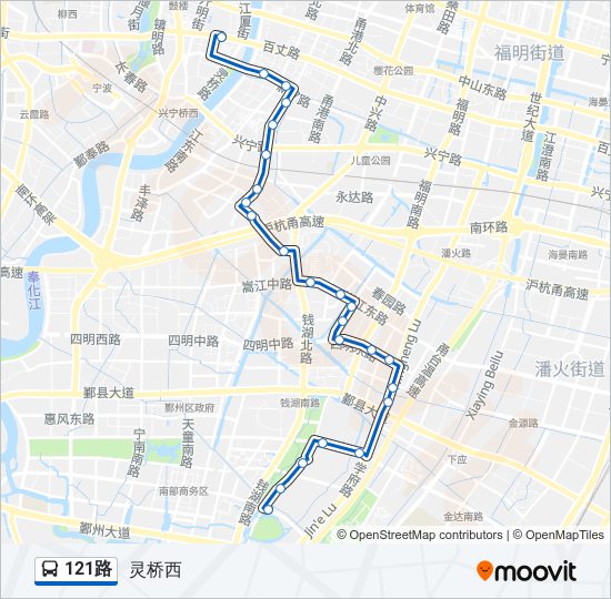 长春121路公交车路线图图片