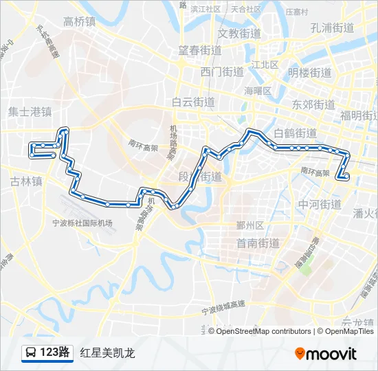 123路 Bus Line Map