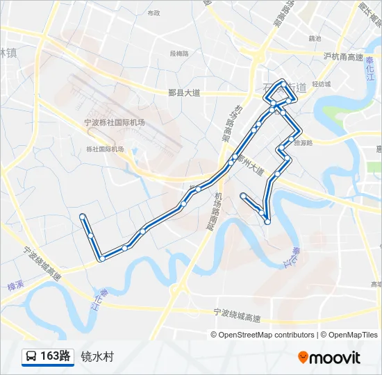 163路 Bus Line Map