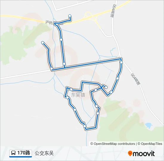170路 Bus Line Map
