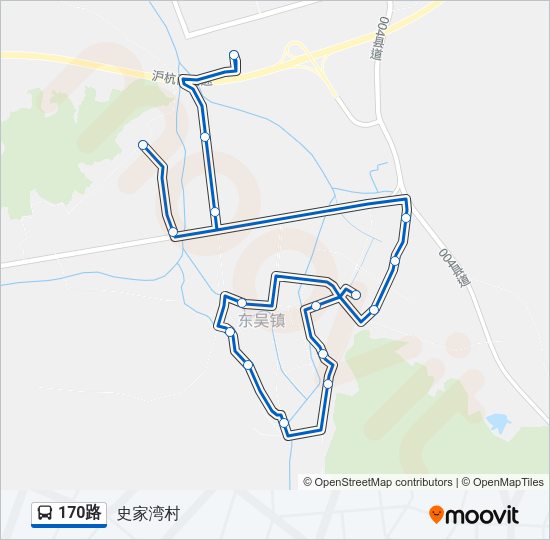 170路 Bus Line Map