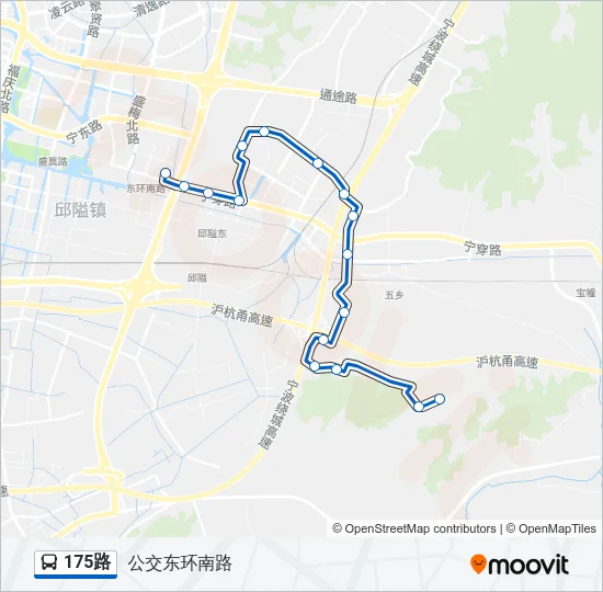175路 Bus Line Map