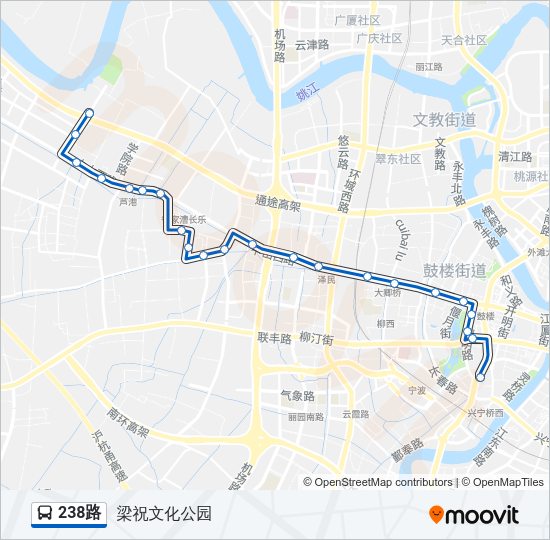 238路 Bus Line Map