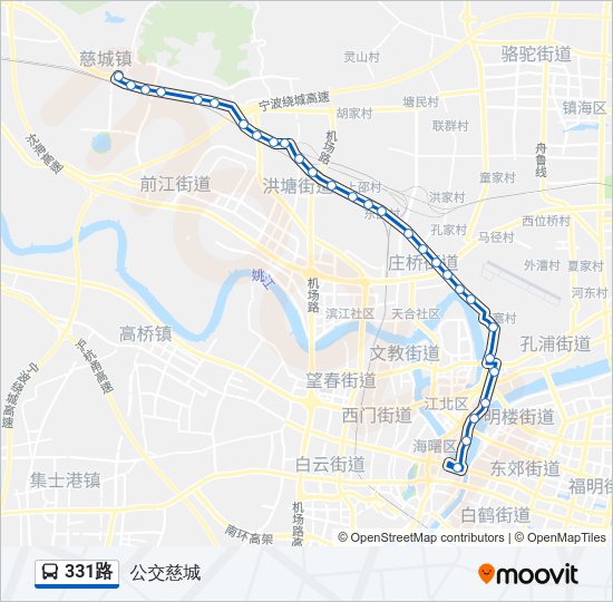 331路 Bus Line Map