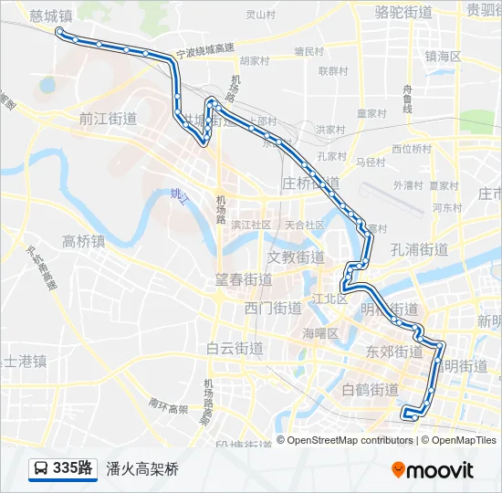 335路 Bus Line Map