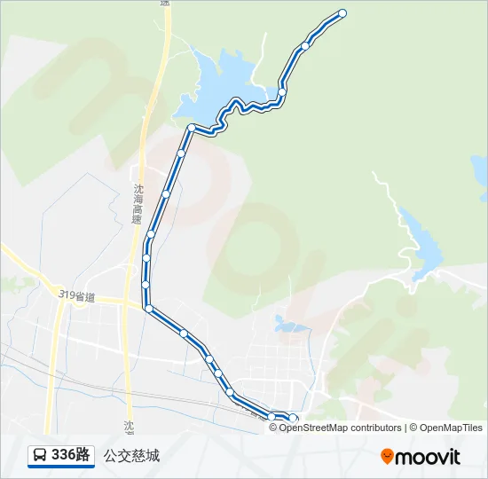 336路 Bus Line Map