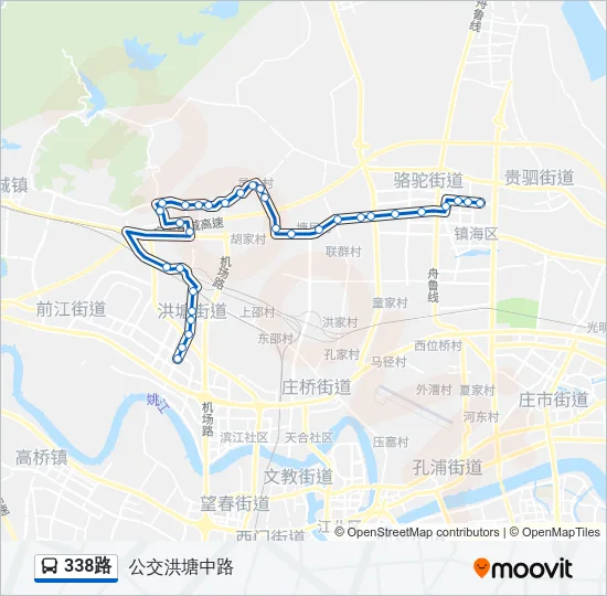 338路 Bus Line Map