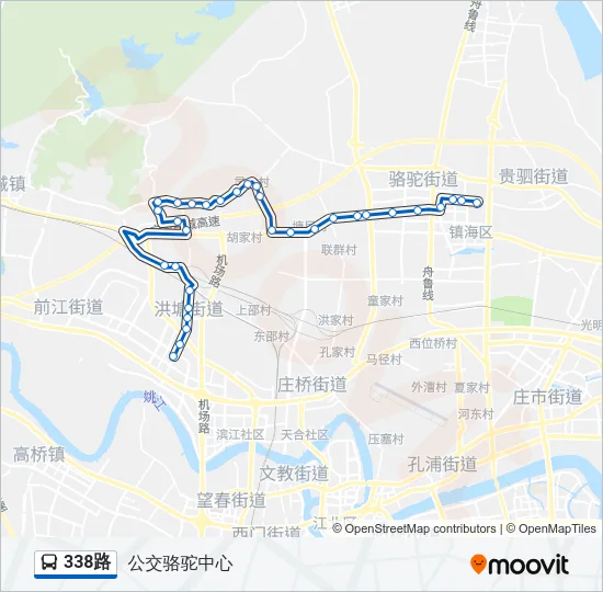 338路 Bus Line Map
