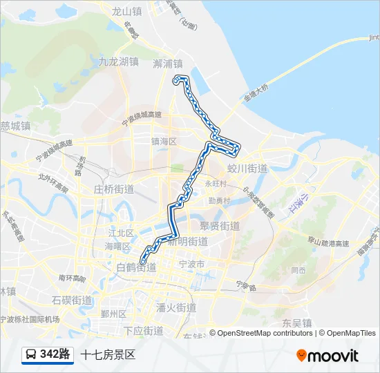 342路 Bus Line Map