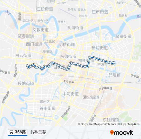 356路 Bus Line Map