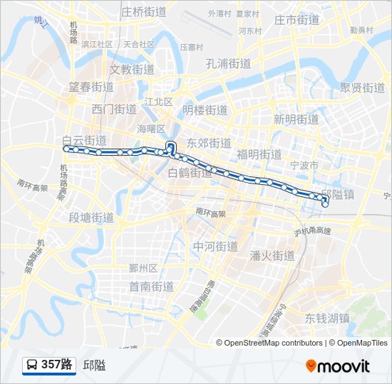 357路 Bus Line Map