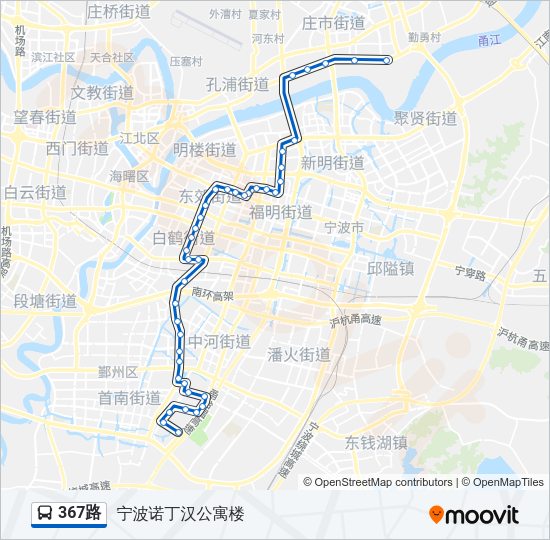 367路 Bus Line Map