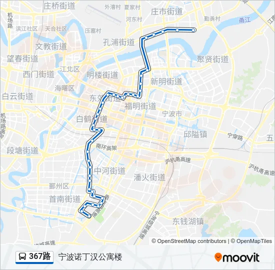 367路 Bus Line Map
