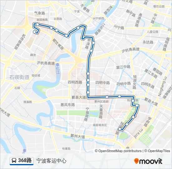 368路 Bus Line Map
