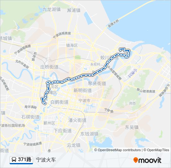 宁波342路公交车路线图图片