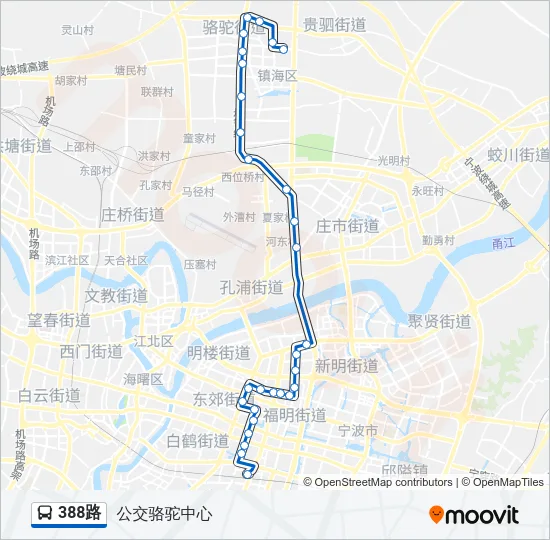 388路 Bus Line Map