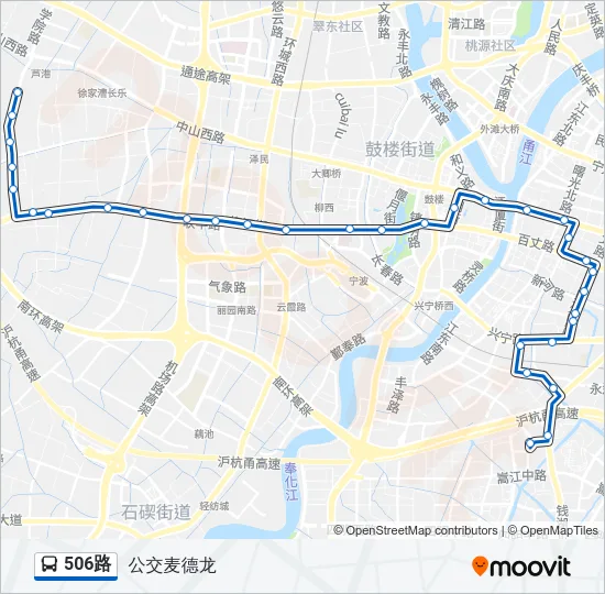 506路 Bus Line Map