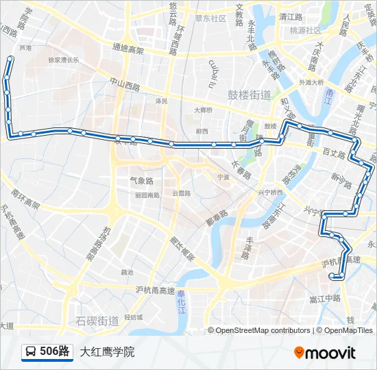 506路 Bus Line Map