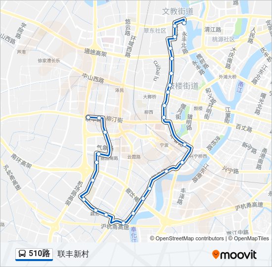 510路 Bus Line Map