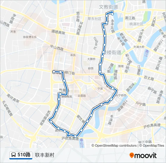 510路 Bus Line Map