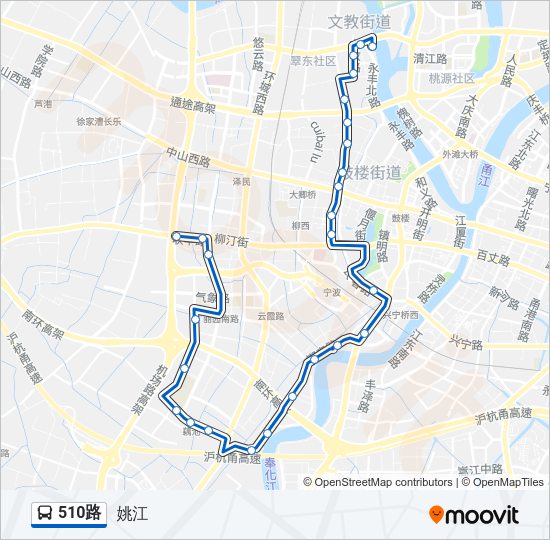 510路 Bus Line Map