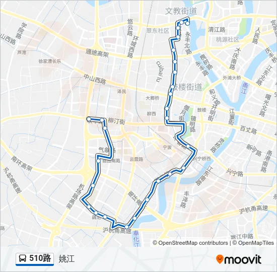 510路 Bus Line Map