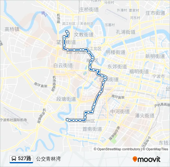 527路 Bus Line Map