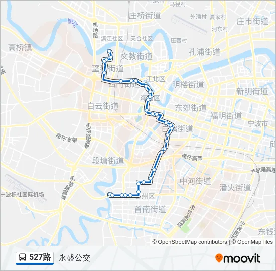 527路 Bus Line Map