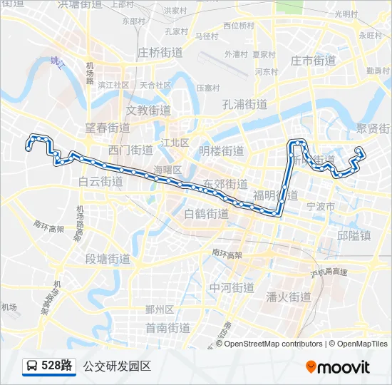 528路 Bus Line Map