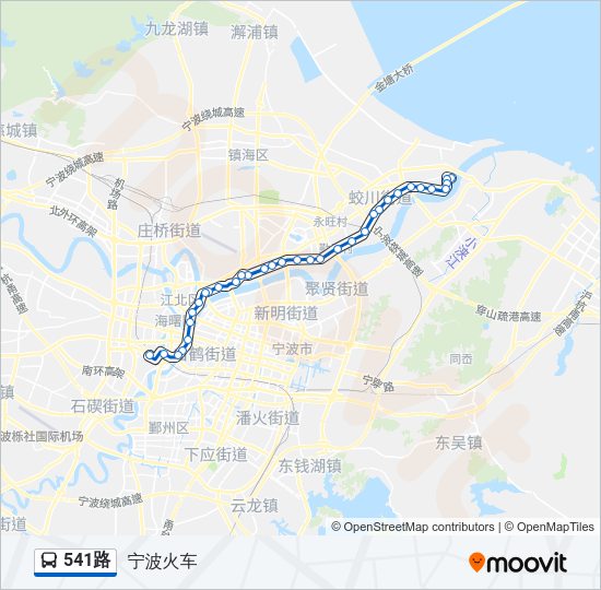 541路 Bus Line Map