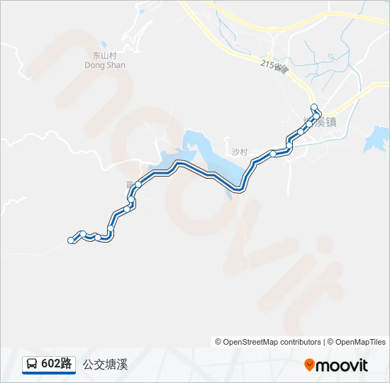 602路 Bus Line Map
