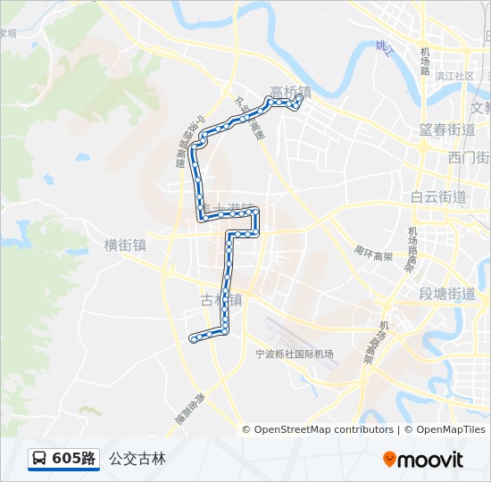 胶州605路公交车路线图图片