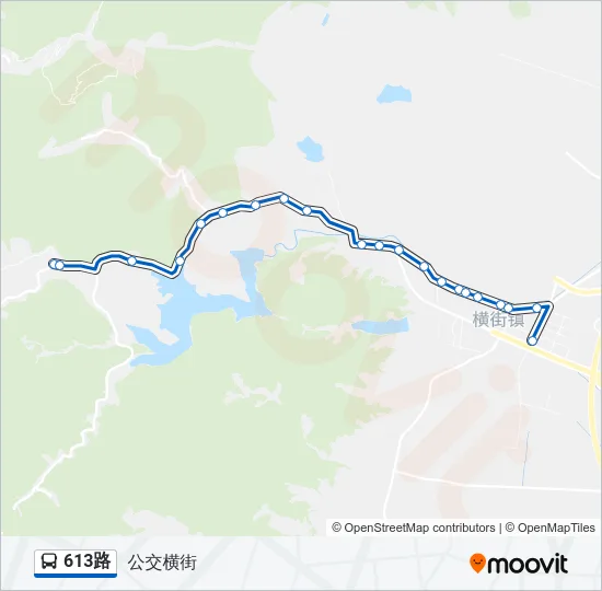 613路 Bus Line Map