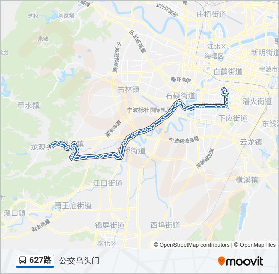 627路 Bus Line Map