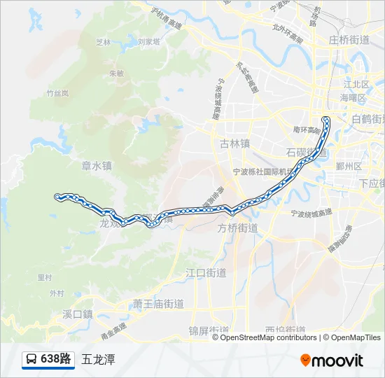 638路 Bus Line Map