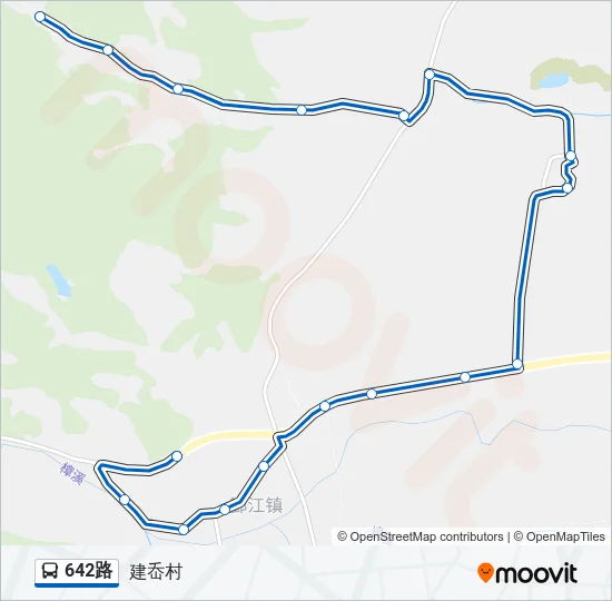 642路 Bus Line Map
