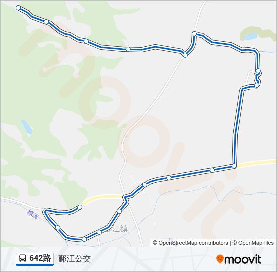 公交642路的线路图