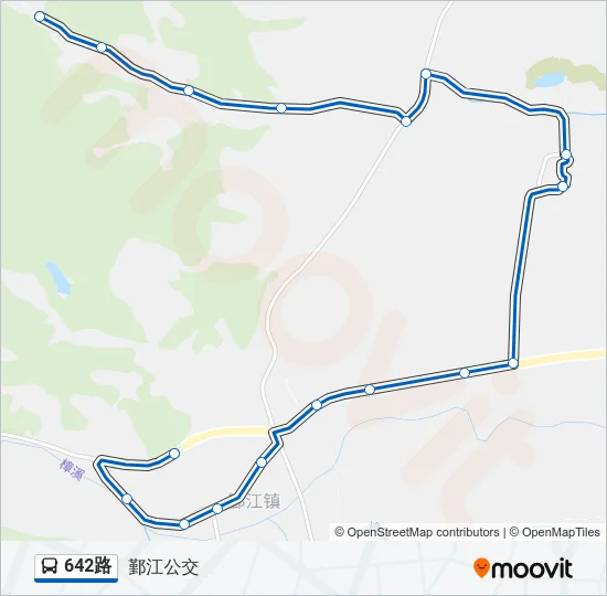642路 Bus Line Map