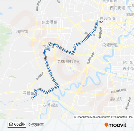 662路 Bus Line Map