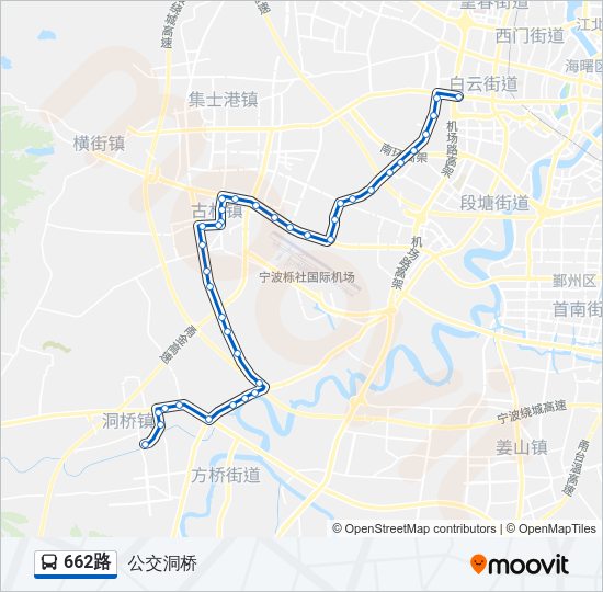 662路 Bus Line Map