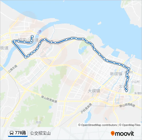 778路 Bus Line Map